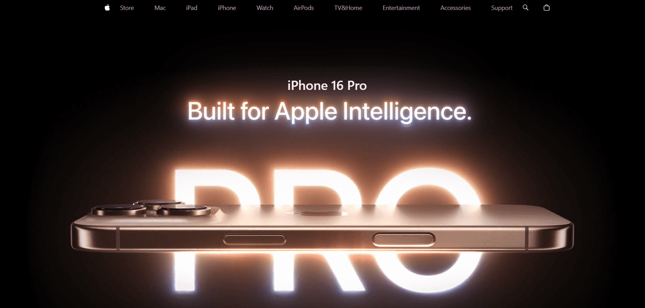 iPhone 16 Pro Website Clone